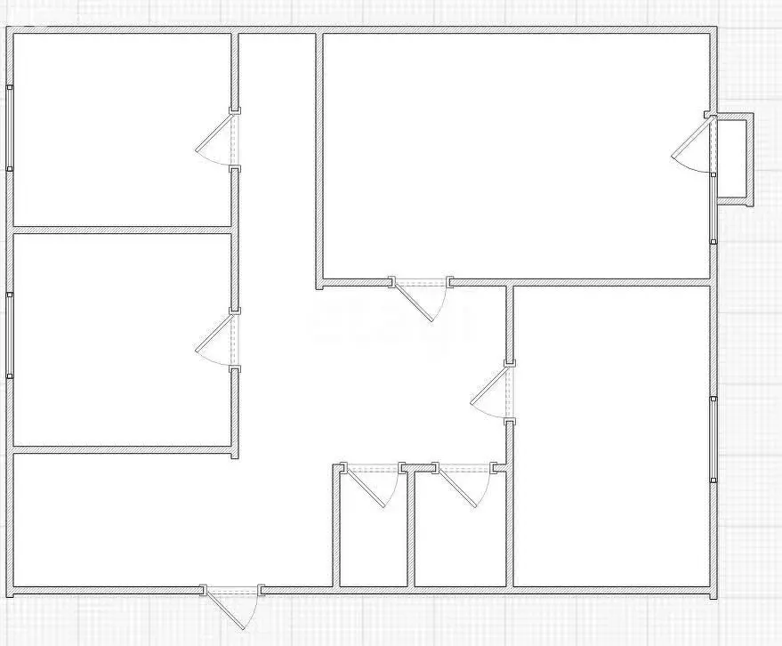3-комнатная квартира: Шарья, Вокзальная улица, 51 (67.9 м) - Фото 1