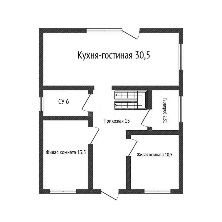Дом в село Красносельское, Длинная улица (134.6 м) - Фото 0