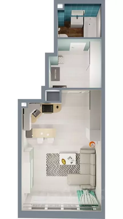 1-к кв. Башкортостан, Уфа ул. Ивана Спатара, 14 (34.39 м) - Фото 1