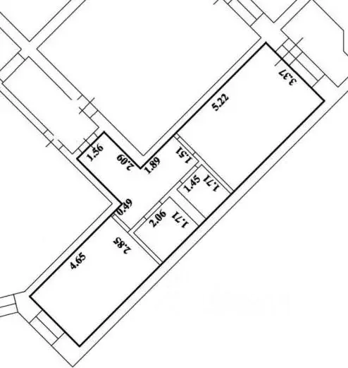 1-к кв. Хакасия, Абакан ул. Торосова, 9А (46.0 м) - Фото 2