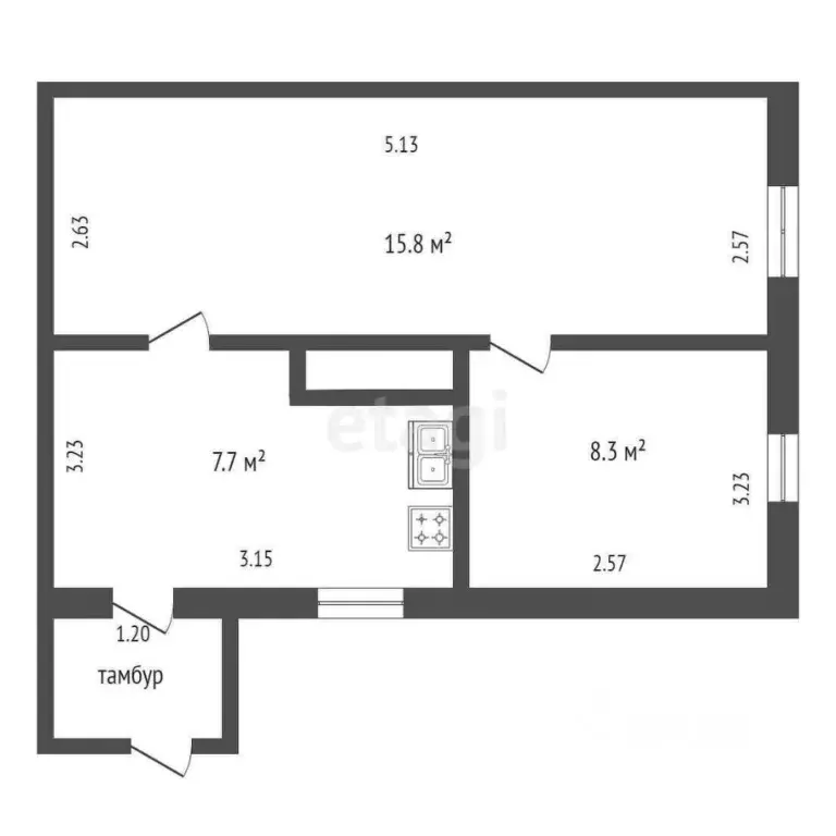 2-к кв. Калужская область, Перемышльский район, Сильково с/пос, д. ... - Фото 2