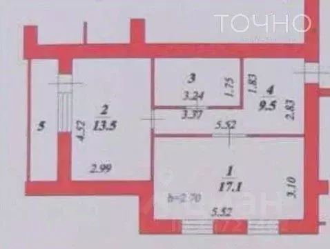 1-к кв. Пензенская область, Пенза ул. Пушкина, 51 (50.8 м) - Фото 1