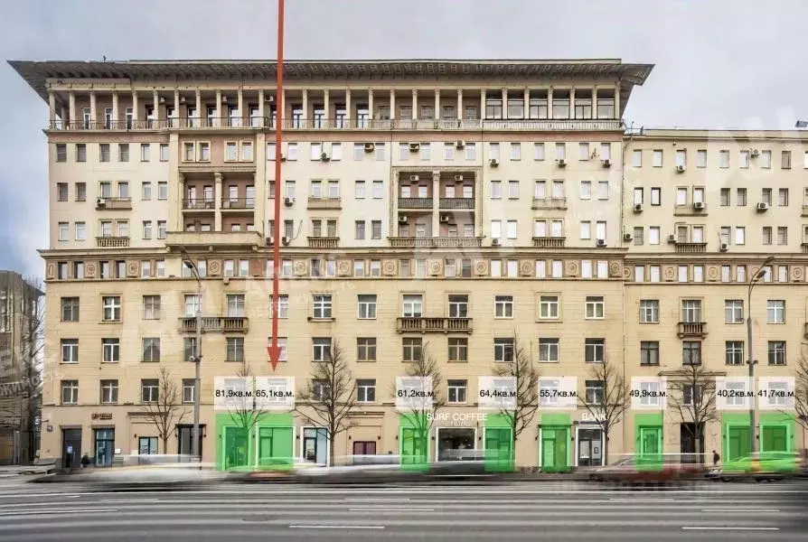 Помещение свободного назначения в Москва ул. Земляной Вал, 25 (65 м) - Фото 1