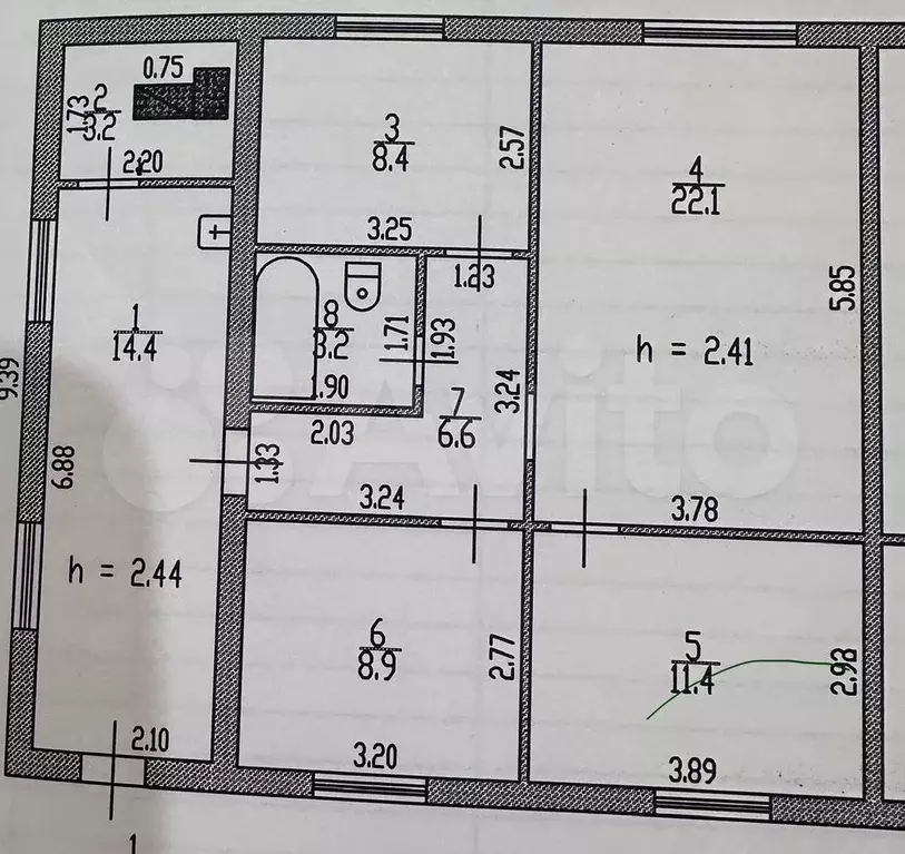 Дом 78,2 м на участке 5,6 сот. - Фото 1