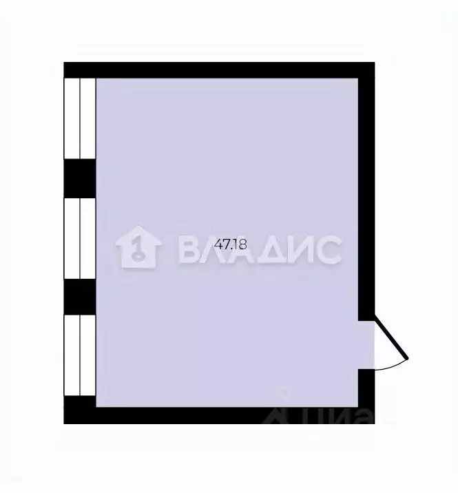 Офис в Владимирская область, Владимир ул. Лакина, 4Е (47 м) - Фото 2