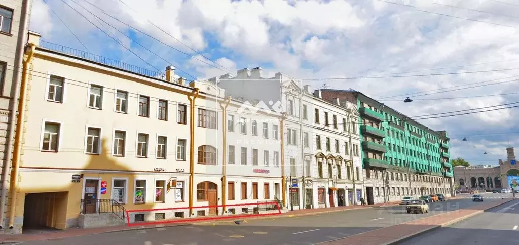 Помещение свободного назначения в Санкт-Петербург Измайловский просп., ... - Фото 0