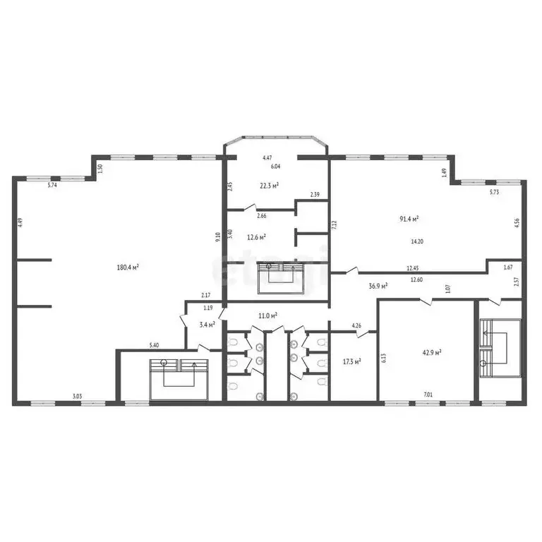 Офис (443.1 м) - Фото 1