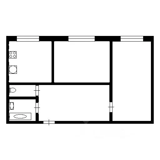 2-к кв. Санкт-Петербург Дунайский просп., 5 (52.0 м) - Фото 2