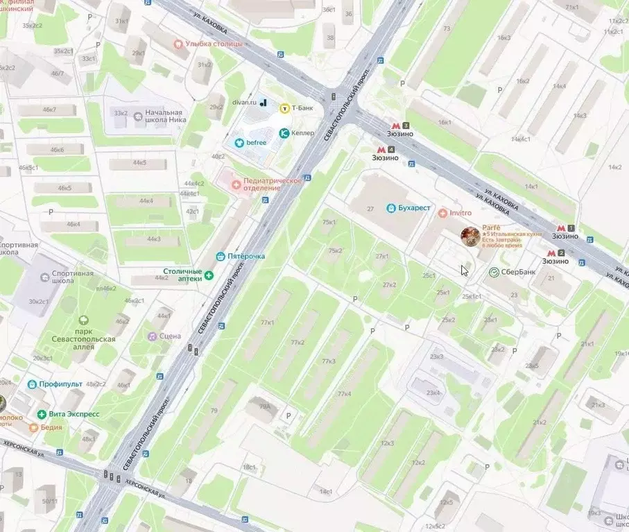 2-к кв. Москва Севастопольский просп., 77К3 (45.0 м) - Фото 1