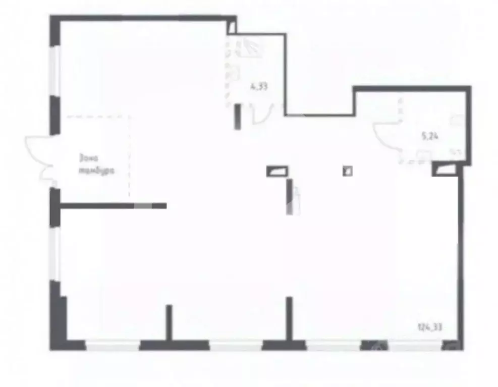 Помещение свободного назначения в Москва ул. Любучанская, 1 (134 м) - Фото 2