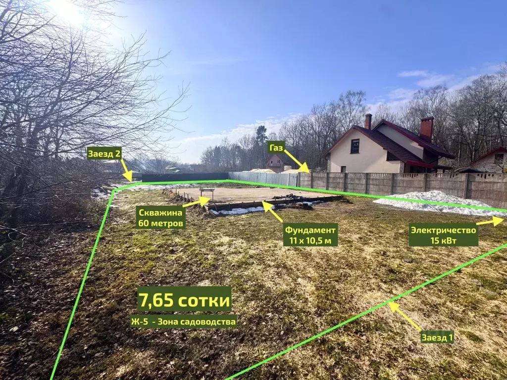 Участок в Калининградская область, Калининград Дивное СНТ,  (7.65 ... - Фото 1