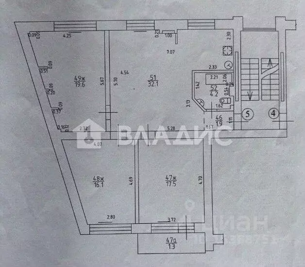 3-к кв. Калининградская область, Калининград ул. Алябьева, 22 (91.4 м) - Фото 2