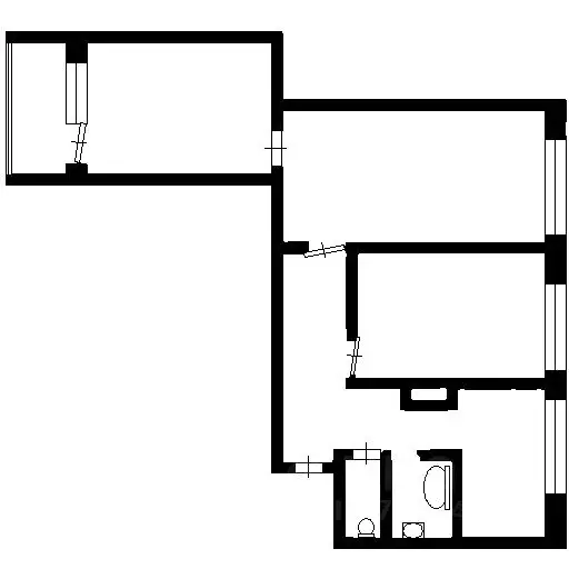 3-к кв. Санкт-Петербург ул. Композиторов, 33К3 (65.2 м) - Фото 1