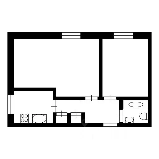 2-к кв. Санкт-Петербург бул. Новаторов, 5 (42.0 м) - Фото 1