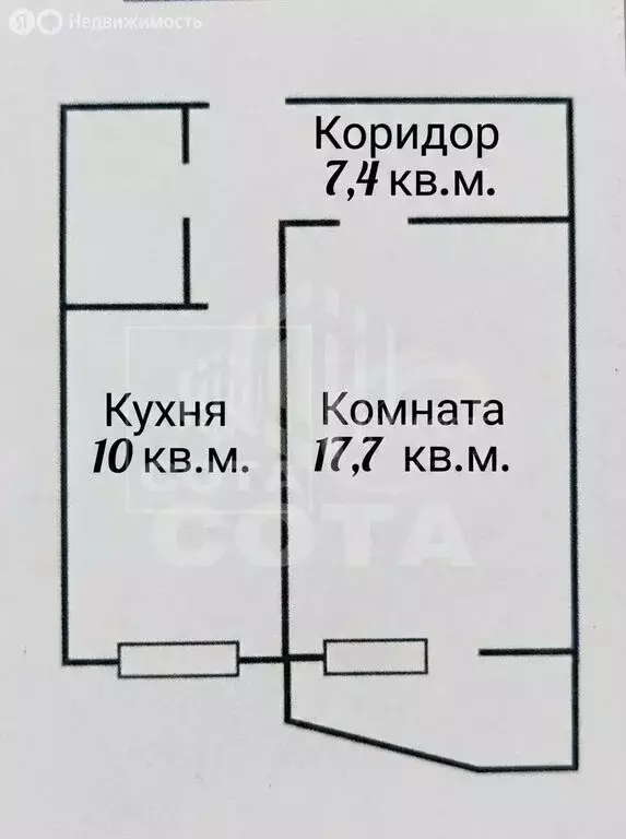 1-комнатная квартира: Воронеж, Беговая улица, 223/1 (39.4 м) - Фото 1