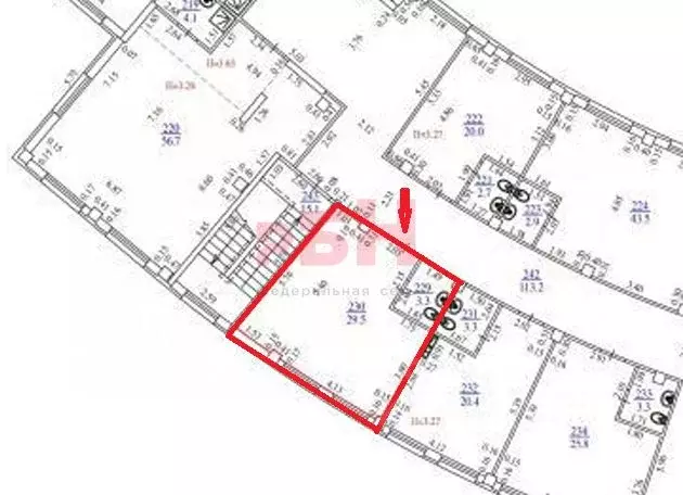 Офис в Свердловская область, Екатеринбург ул. Рябинина, 18/2 (33 м) - Фото 2