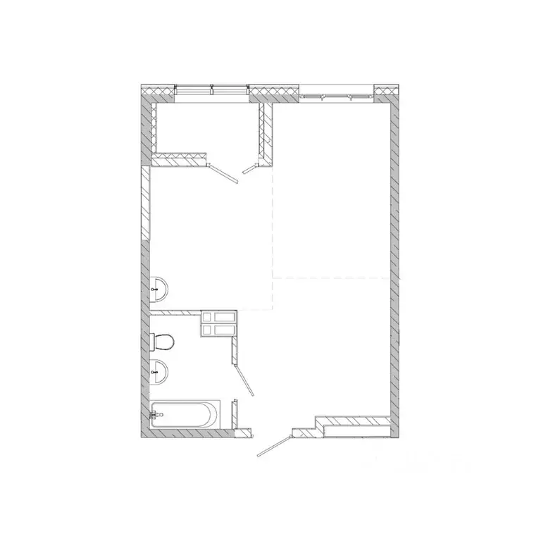 1-к кв. Приморский край, Владивосток Посейдония жилой комплекс (42.72 ... - Фото 1