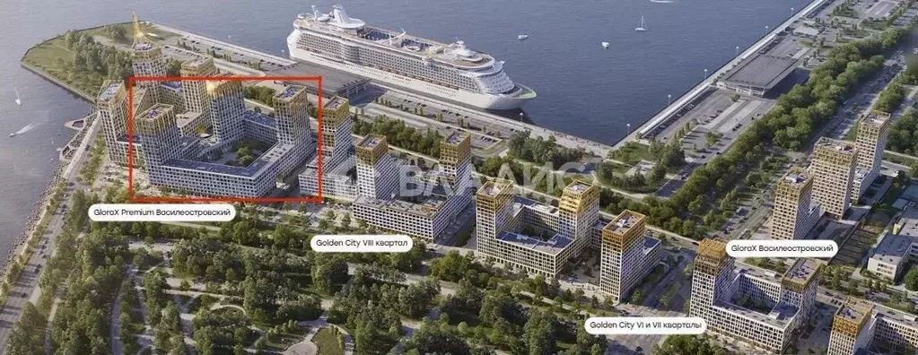 Гараж в Санкт-Петербург Глоракс Премиум Василеостровский жилой ... - Фото 1