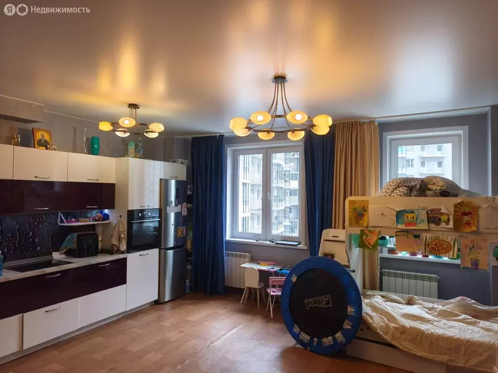 Квартира-студия: Красноярск, улица Академика Киренского, 2И (58.1 м) - Фото 2