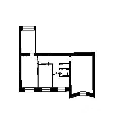 3-к кв. Новосибирская область, Новосибирск Широкая ул., 15 (54.8 м) - Фото 1