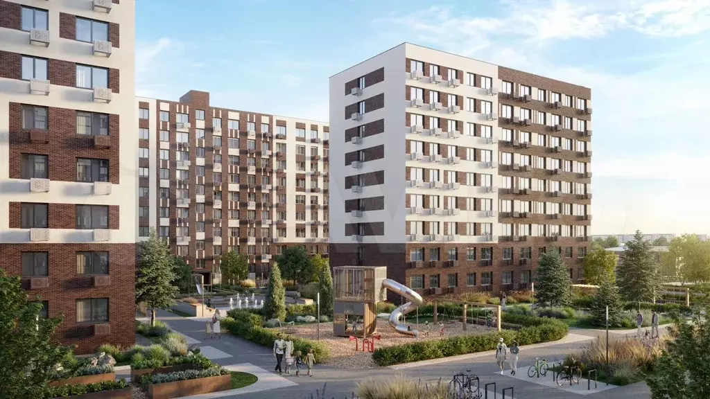 2-к. квартира, 48,9 м, 4/9 эт. - Фото 0