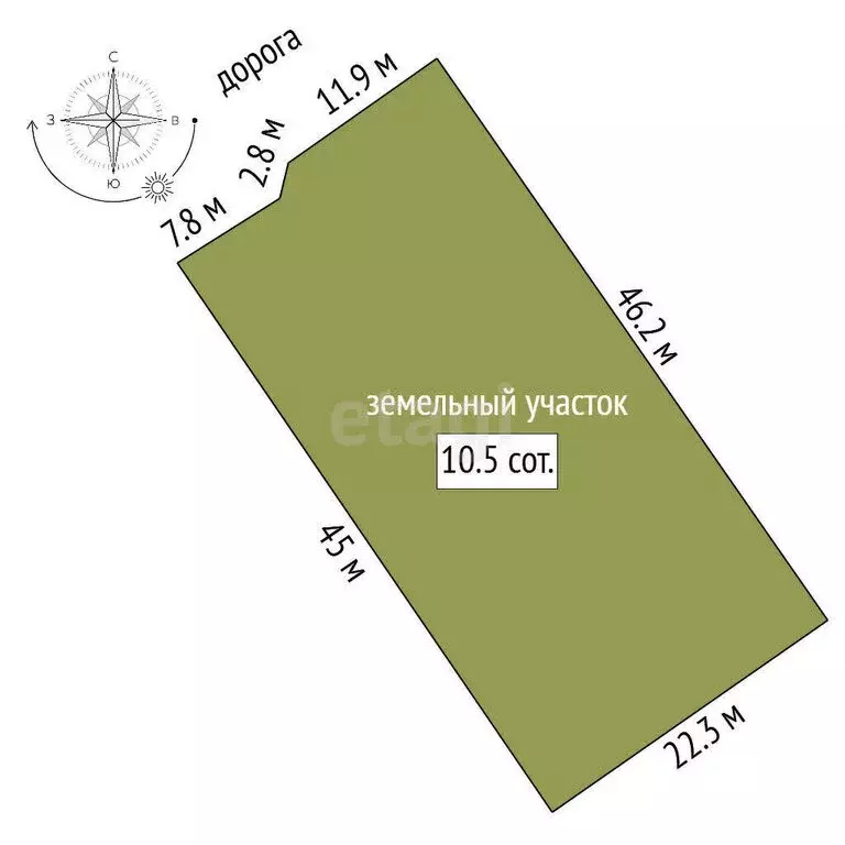 Дом в Ялуторовск, Полевая улица (105 м) - Фото 1