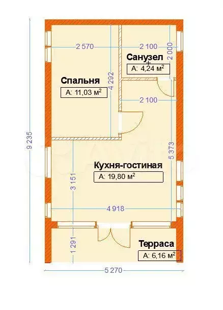 Дом 45 м на участке 6 сот. - Фото 0