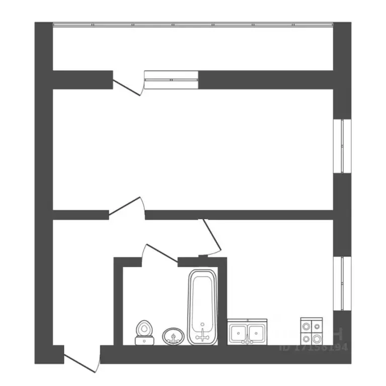 1-к кв. Тюменская область, Тюмень Восточный мкр, ул. Моторостроителей, ... - Фото 2