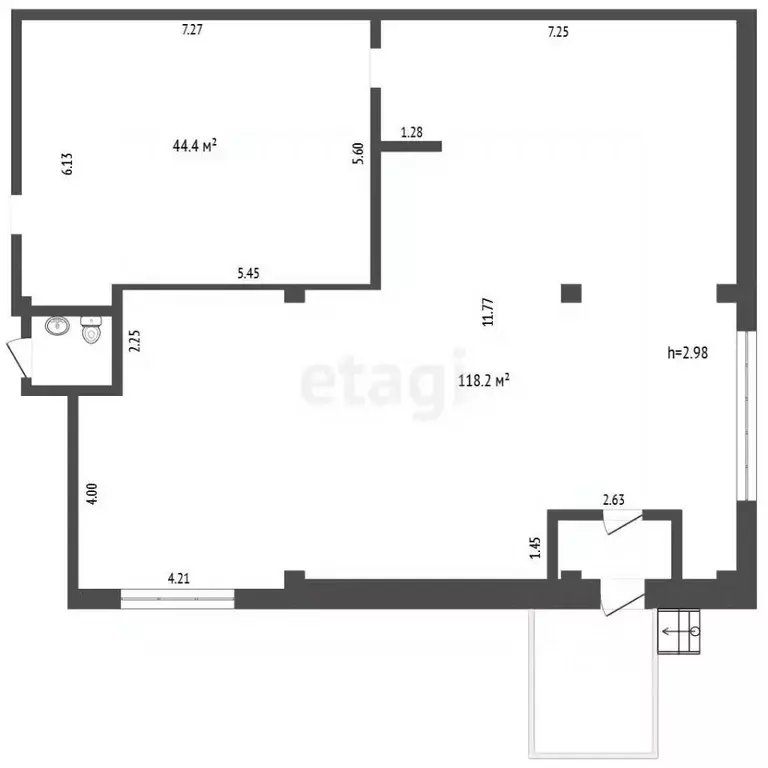 Помещение свободного назначения в Омская область, Омск просп. Карла ... - Фото 2