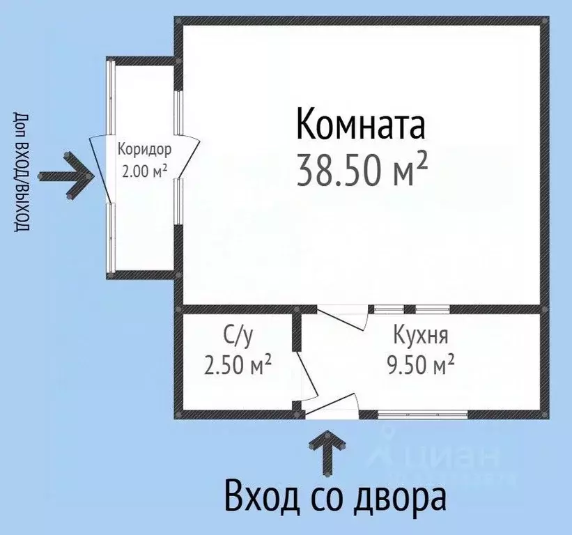 Офис в Дагестан, Махачкала ул. Абдулхакима Исмаилова, 46А (53 м) - Фото 2
