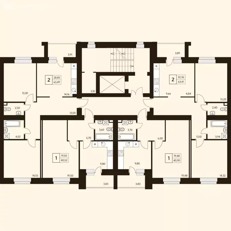 1-комнатная квартира: Уфа, улица Ахметова, 296/2 (39.5 м) - Фото 2