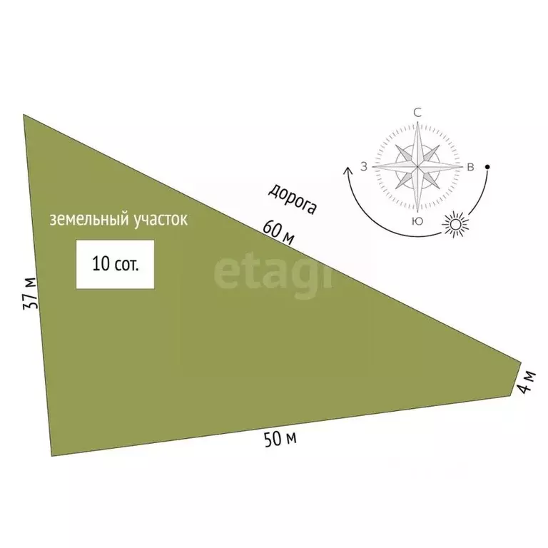 Участок в Тюменская область, Нижнетавдинский муниципальный округ, ... - Фото 1