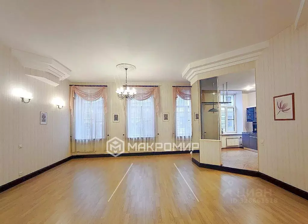 3-к кв. Санкт-Петербург ул. Рубинштейна, 11 (128.2 м) - Фото 1