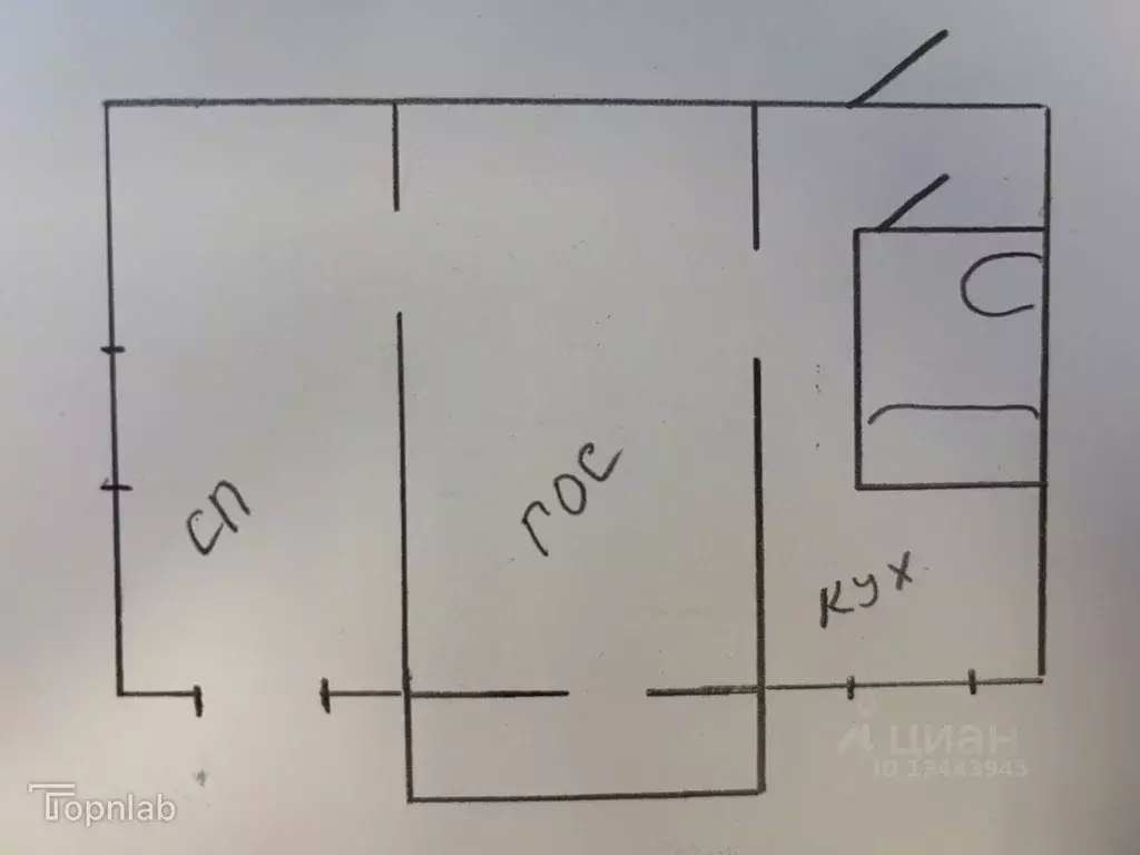2-к кв. Тамбовская область, Тамбов Мичуринская ул., 42 (41.0 м) - Фото 1