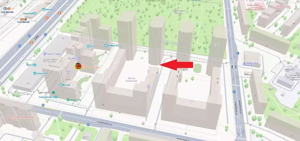 Помещение свободного назначения в Москва Клинская ул., 2А (107 м) - Фото 2