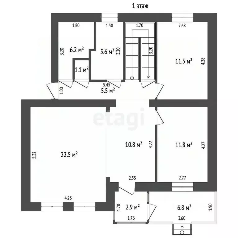 Дом в Оренбургская область, Ясный Вишневый пер., 3 (220 м) - Фото 1