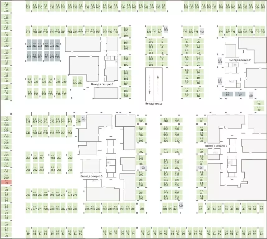 Гараж в Москва Квартал Герцена жилой комплекс, к2 (13 м) - Фото 1