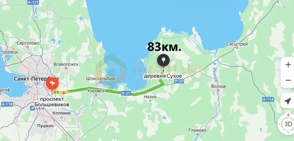 Участок в Ленинградская область, Кировский район, Суховское с/пос, д. ... - Фото 2