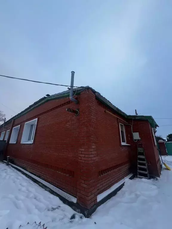 Дом в Омская область, Любинский район, с. Любино-Малороссы Школьная ... - Фото 1