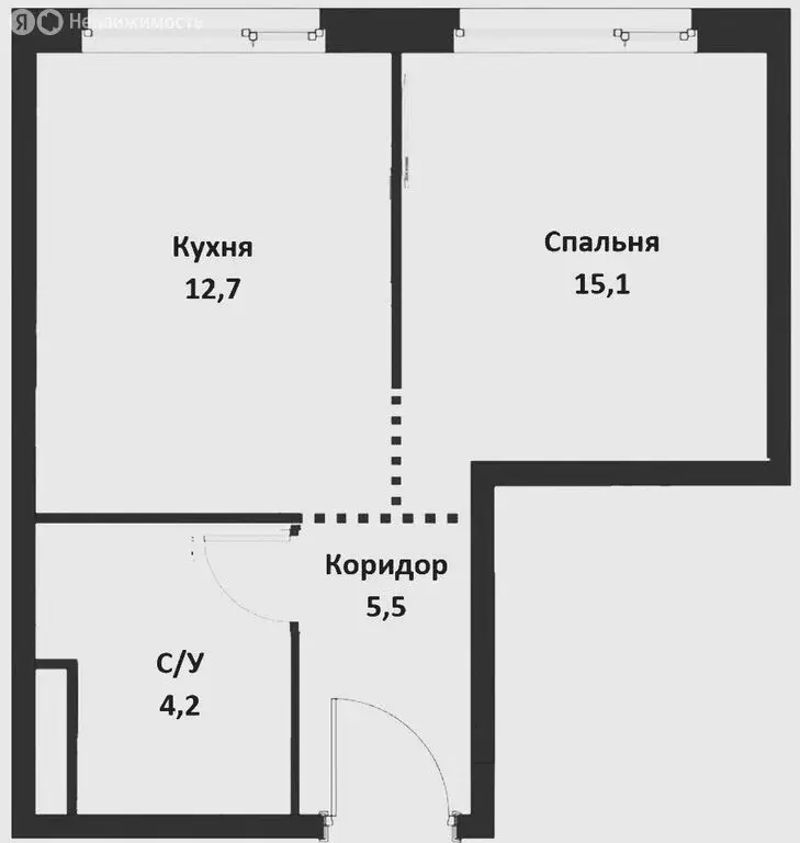 1-комнатная квартира: Москва, улица Крузенштерна, 12к3 (40.5 м) - Фото 0