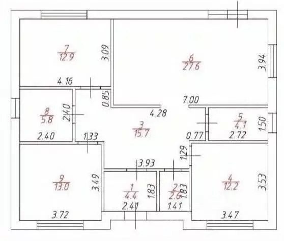 Дом в Белгородская область, Белгородский район, Пушкарское с/пос, с. ... - Фото 2