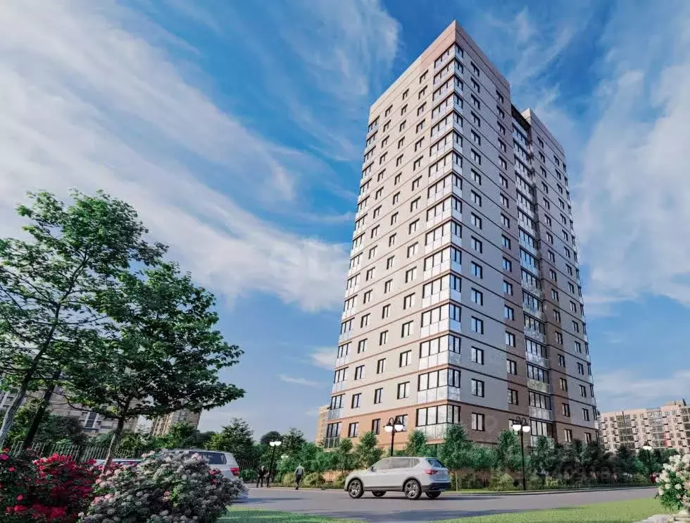 2-к кв. Калужская область, Калуга ул. Серафима Туликова, 4 (68.84 м) - Фото 1