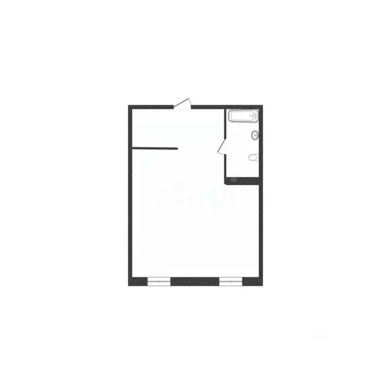 Студия Белгородская область, Белгород ул. Есенина, 9к3 (53.0 м) - Фото 0