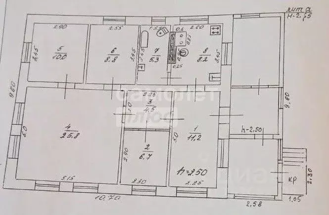 Дом в Липецкая область, Задонск Донская ул., 2 (105 м) - Фото 1