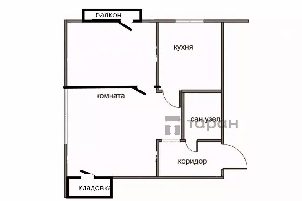 1-к кв. Челябинская область, Челябинск ул. Воровского, 54 (31.9 м) - Фото 1