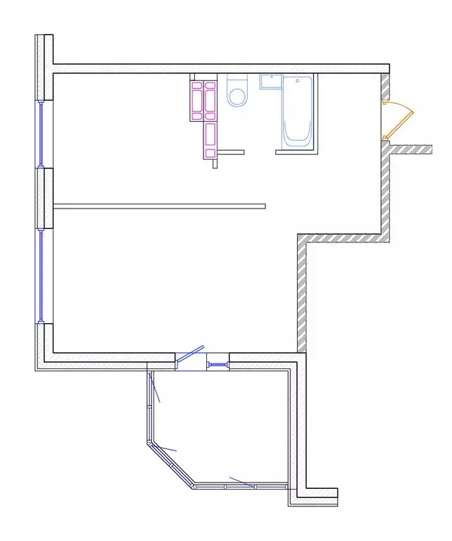 1-комнатная квартира: Владивосток, Архангельская улица, 27к2 (38.5 м) - Фото 1
