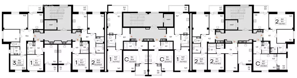Квартира-студия: Симферополь, улица 51-й Армии, 124 (32 м) - Фото 1