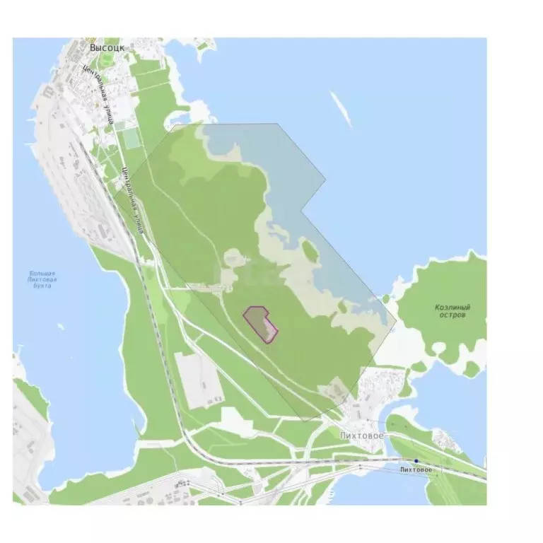 Участок в Ленинградская область, Высоцк Выборгский район,  (398.0 ... - Фото 2