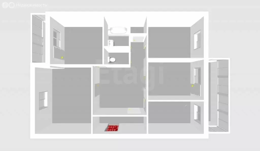 4-комнатная квартира: Вологда, улица Кирова, 57 (119 м) - Фото 1