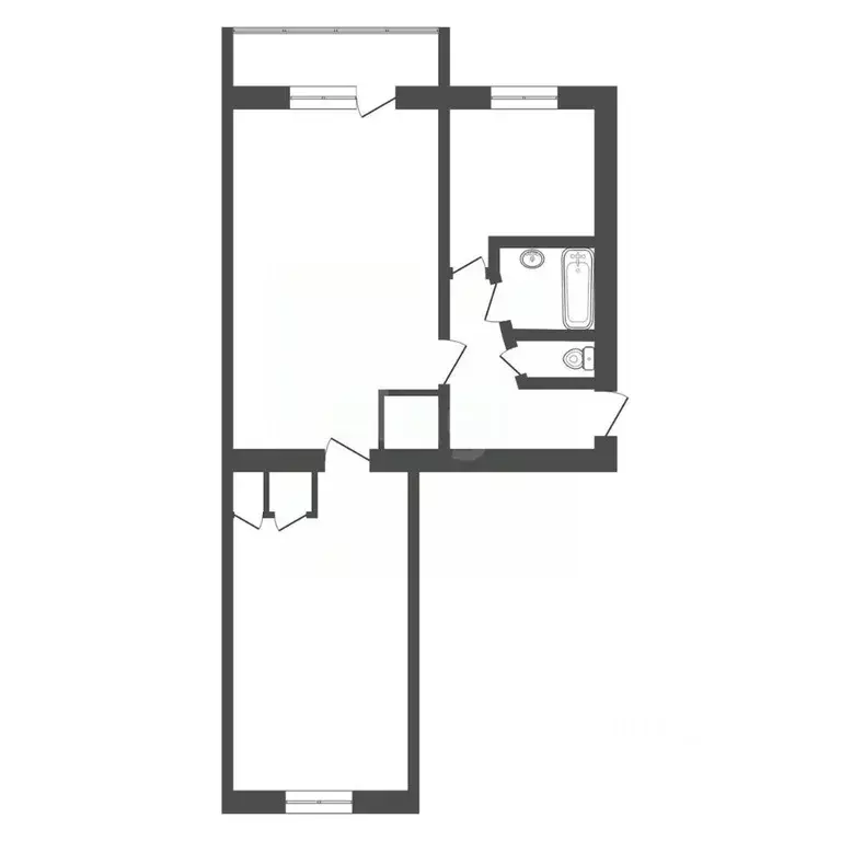 2-к кв. Тульская область, Кимовск ул. Павлова, 6 (45.8 м) - Фото 2